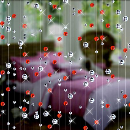 Crystal bead curtain curtain partition