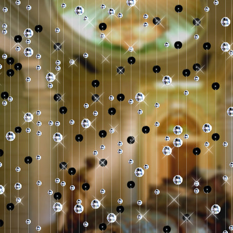 Crystal bead curtain curtain partition